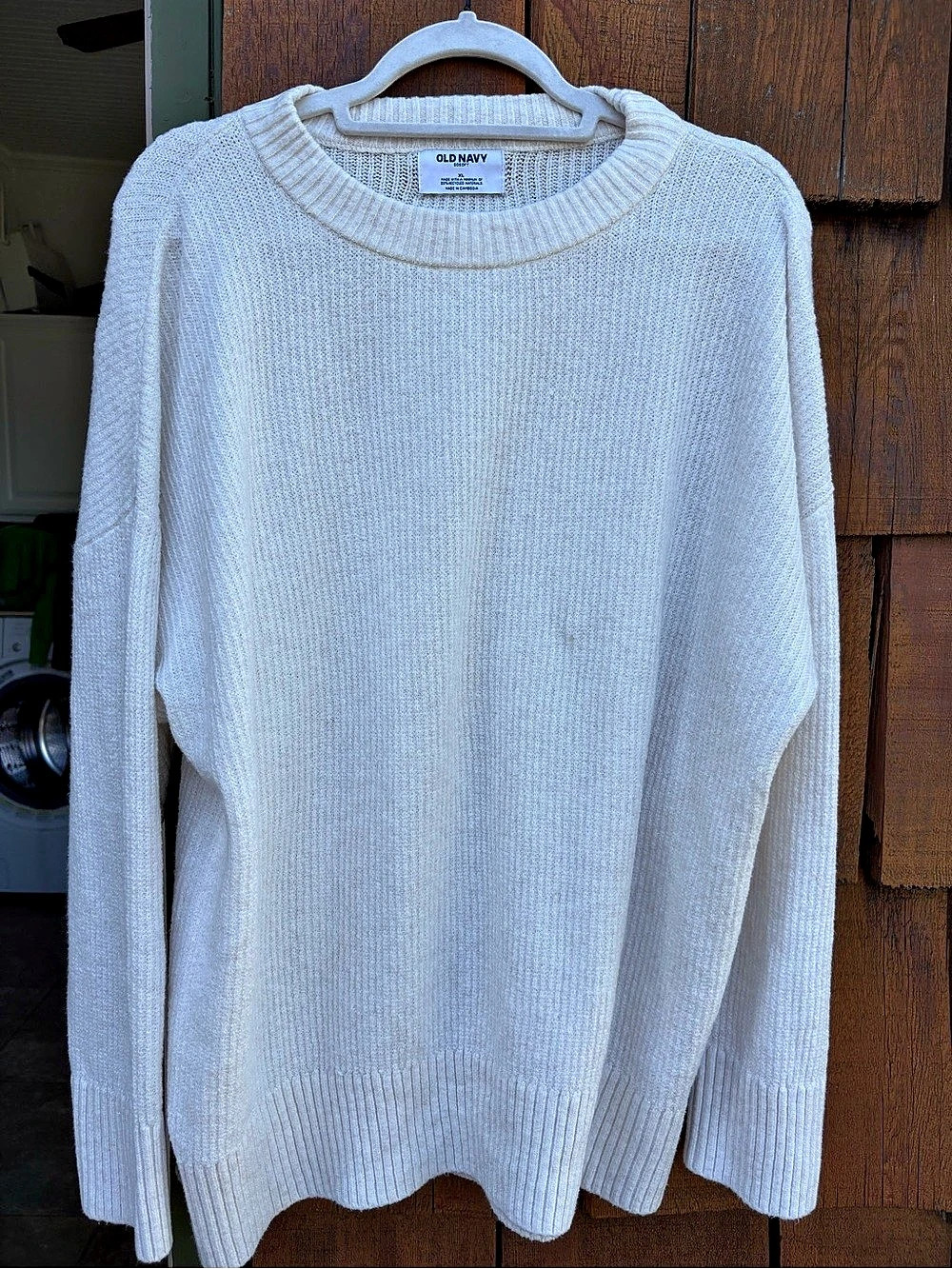 Old Navy SoSoft Crew-Neck Sweater Cream XL
